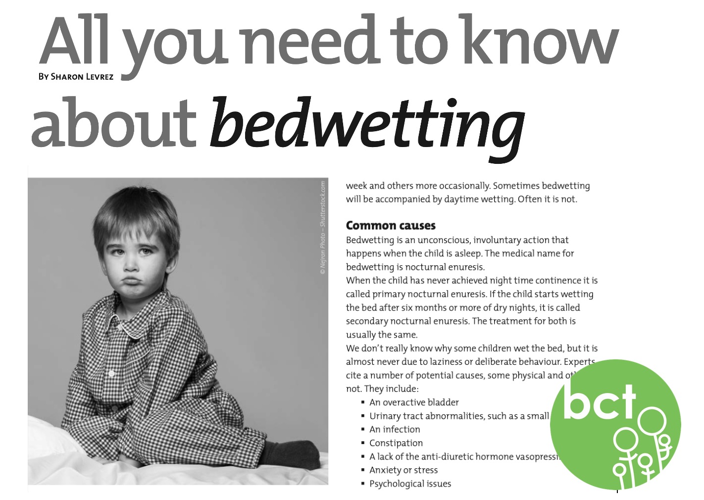All you need to know about bedwetting