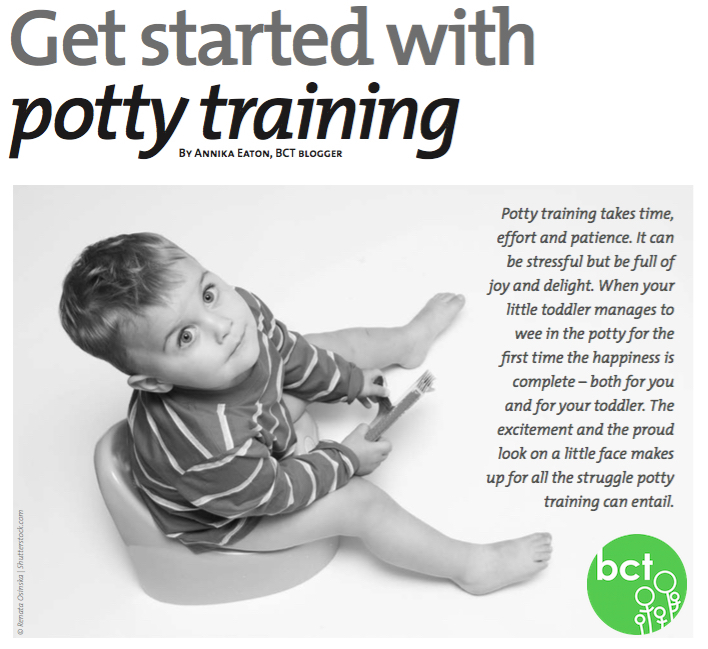 Get started with potty training